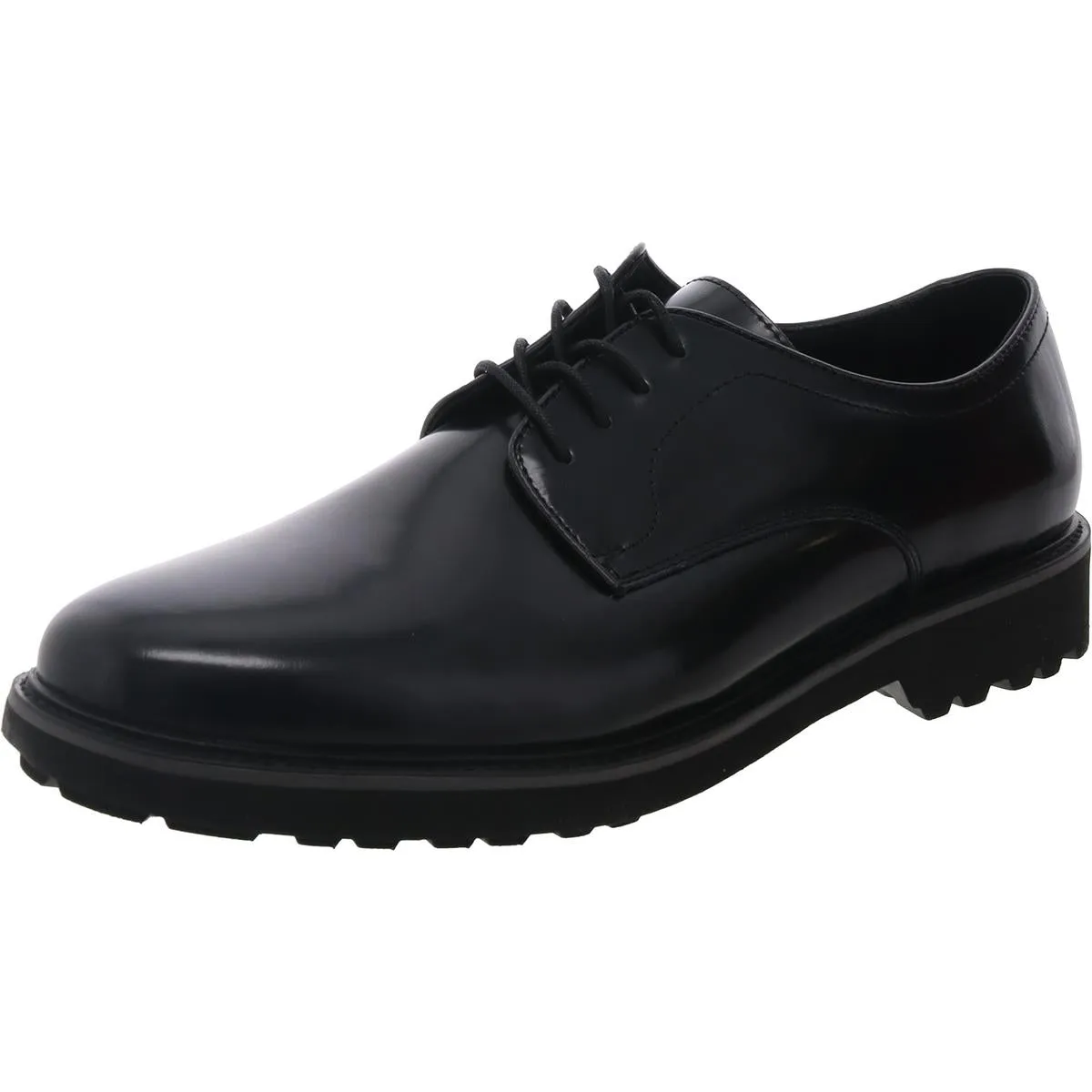 100168755MN Mens Lace-Up Leather Oxfords