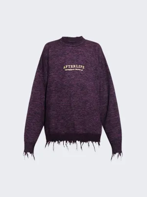 Afterlife Destroyed Knitted Sweater