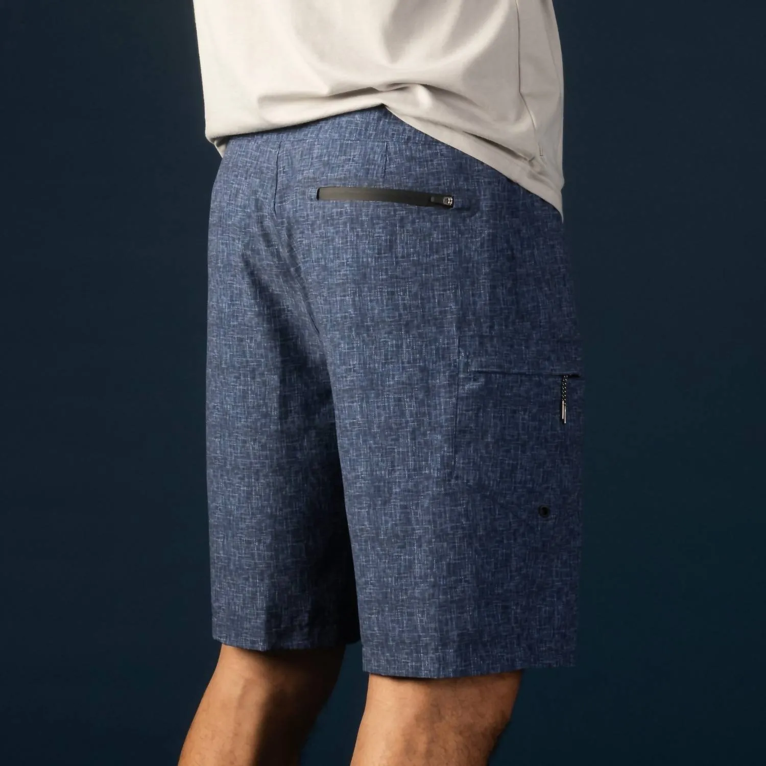 Air Performance Workout Boardshort In Indigo