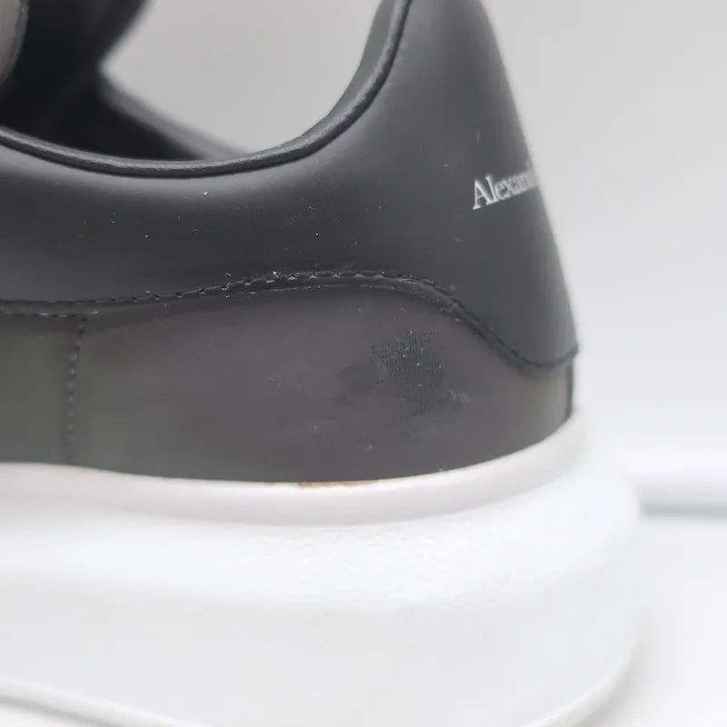 Alexander McQueen Iridescent Oversized Sneakers Purple/Black Size 35.5 D