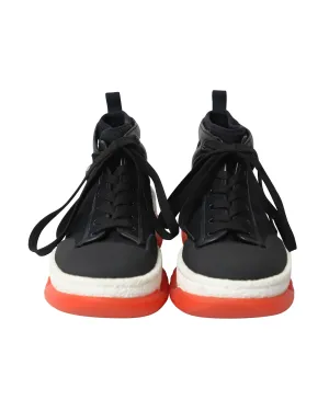 Alexander Wang Chunky Mesh Trainers in Black Cotton