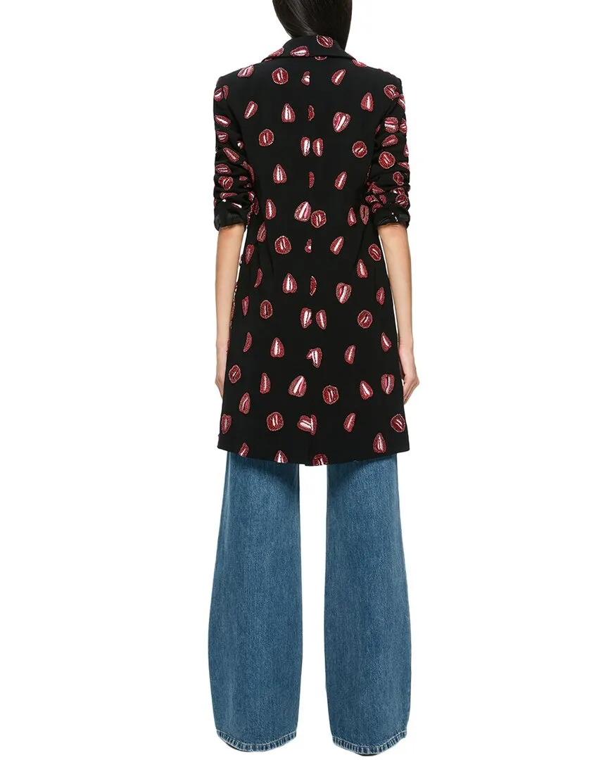 alice   olivia Bret Long Blazer
