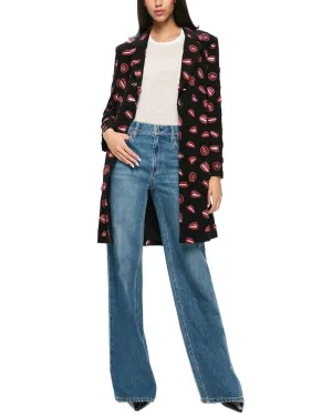 alice   olivia Bret Long Blazer