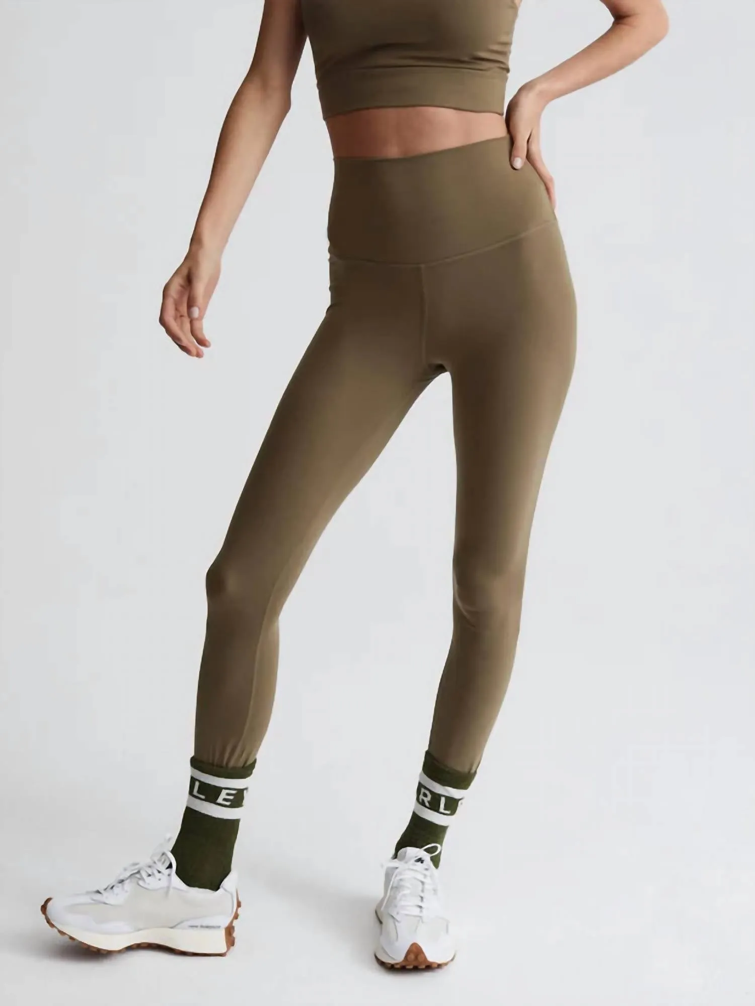 Always Super High Legging 25" In Dusty Green
