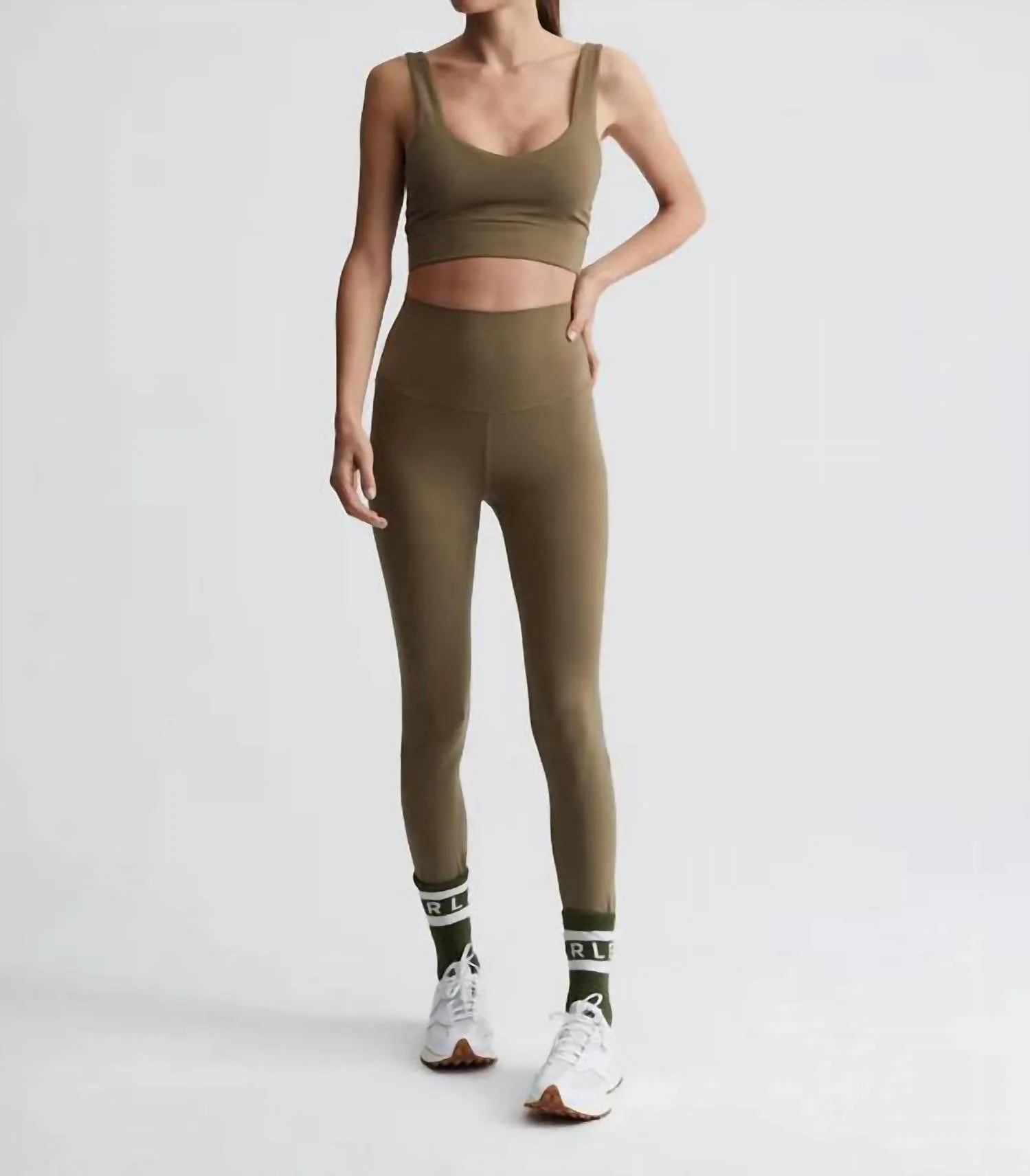 Always Super High Legging 25" In Dusty Green