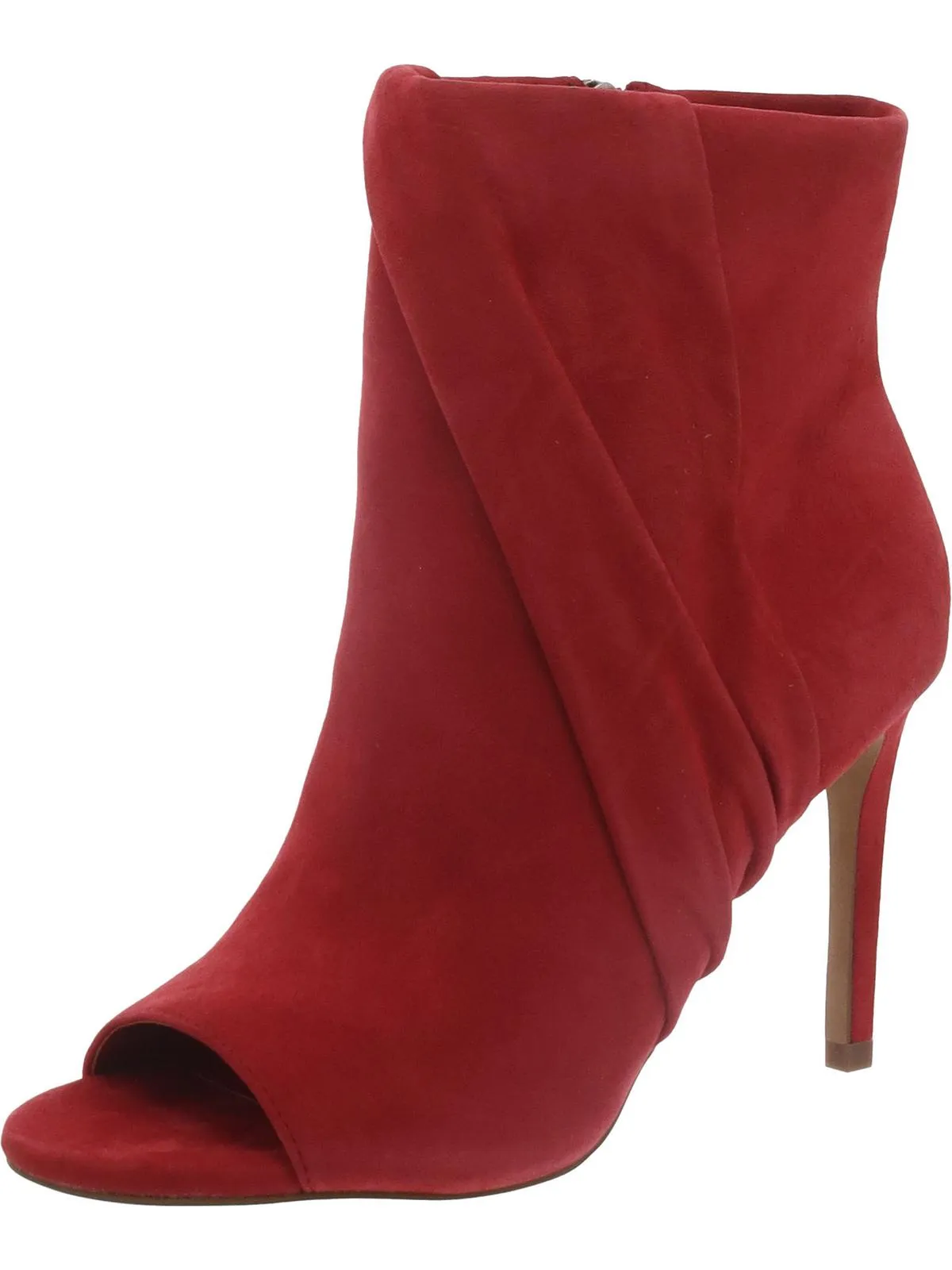 Atonna Womens Ruched Peep Toe Booties