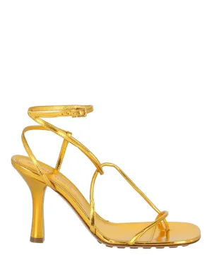 Barely There Metallic Heels