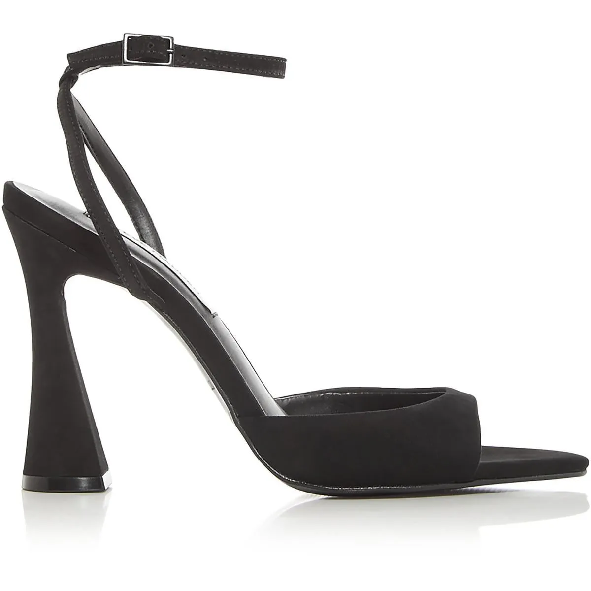 Beki Womens Leather Peep-Toe Slingback Sandals