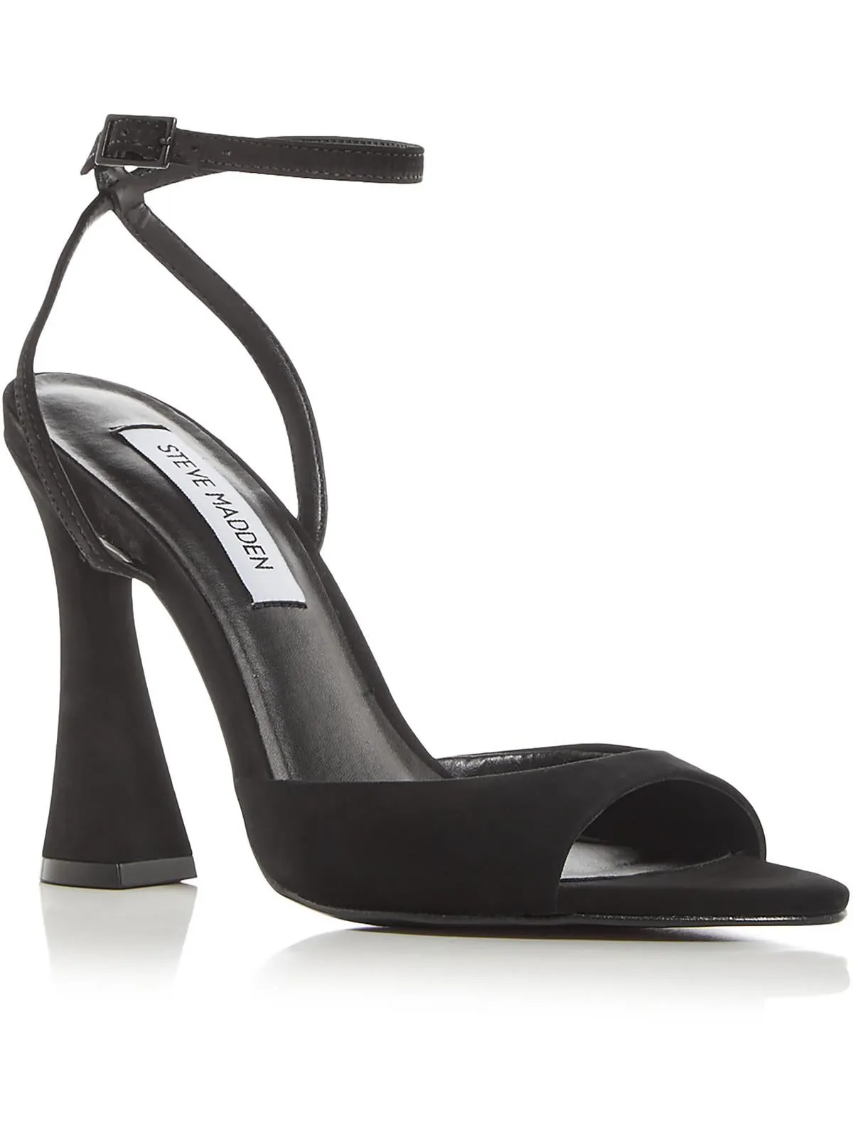 Beki Womens Leather Peep-Toe Slingback Sandals