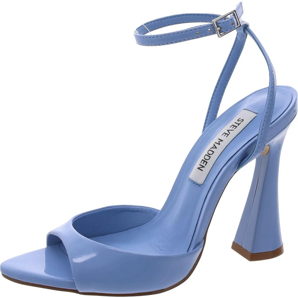 Beki Womens Leather Peep-Toe Slingback Sandals