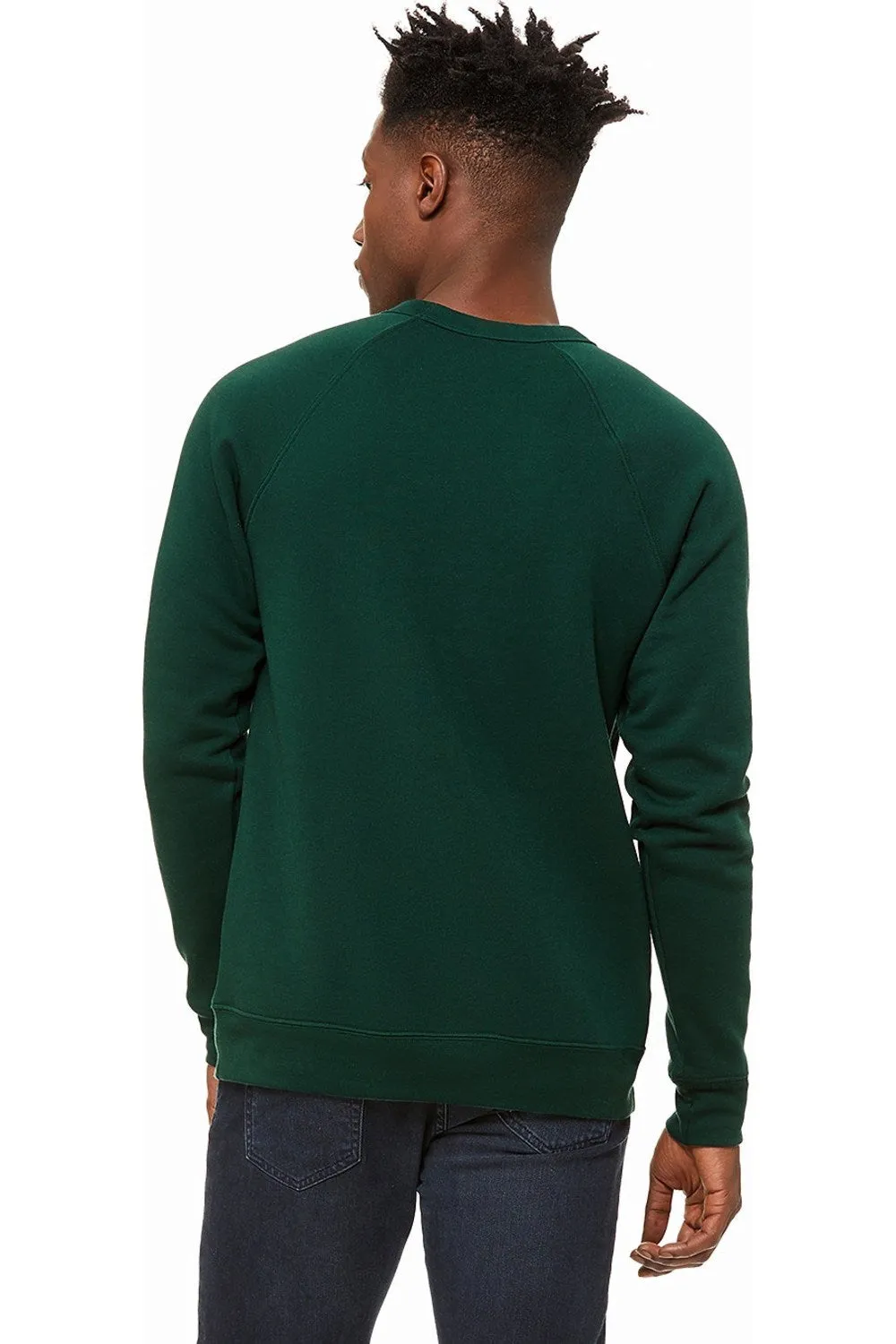 Bella   Canvas Unisex Adult Fleece Raglan Sweatshirt
