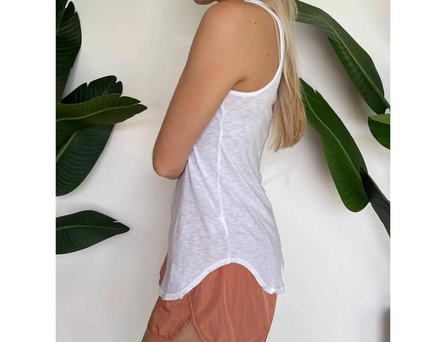 Boyfriend Tank In White
