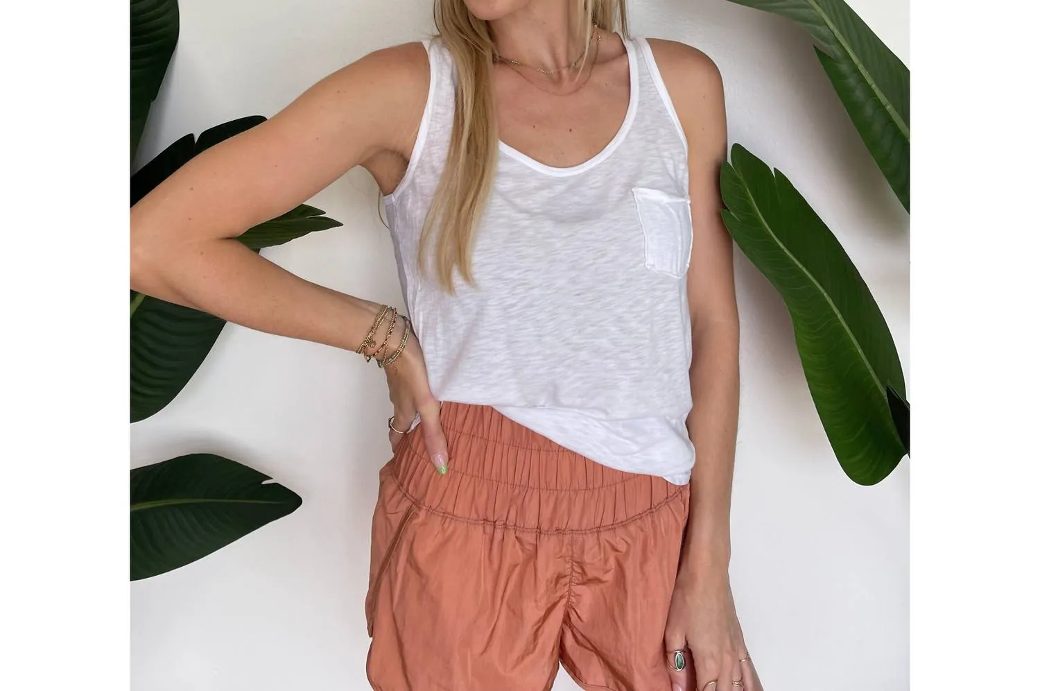 Boyfriend Tank In White