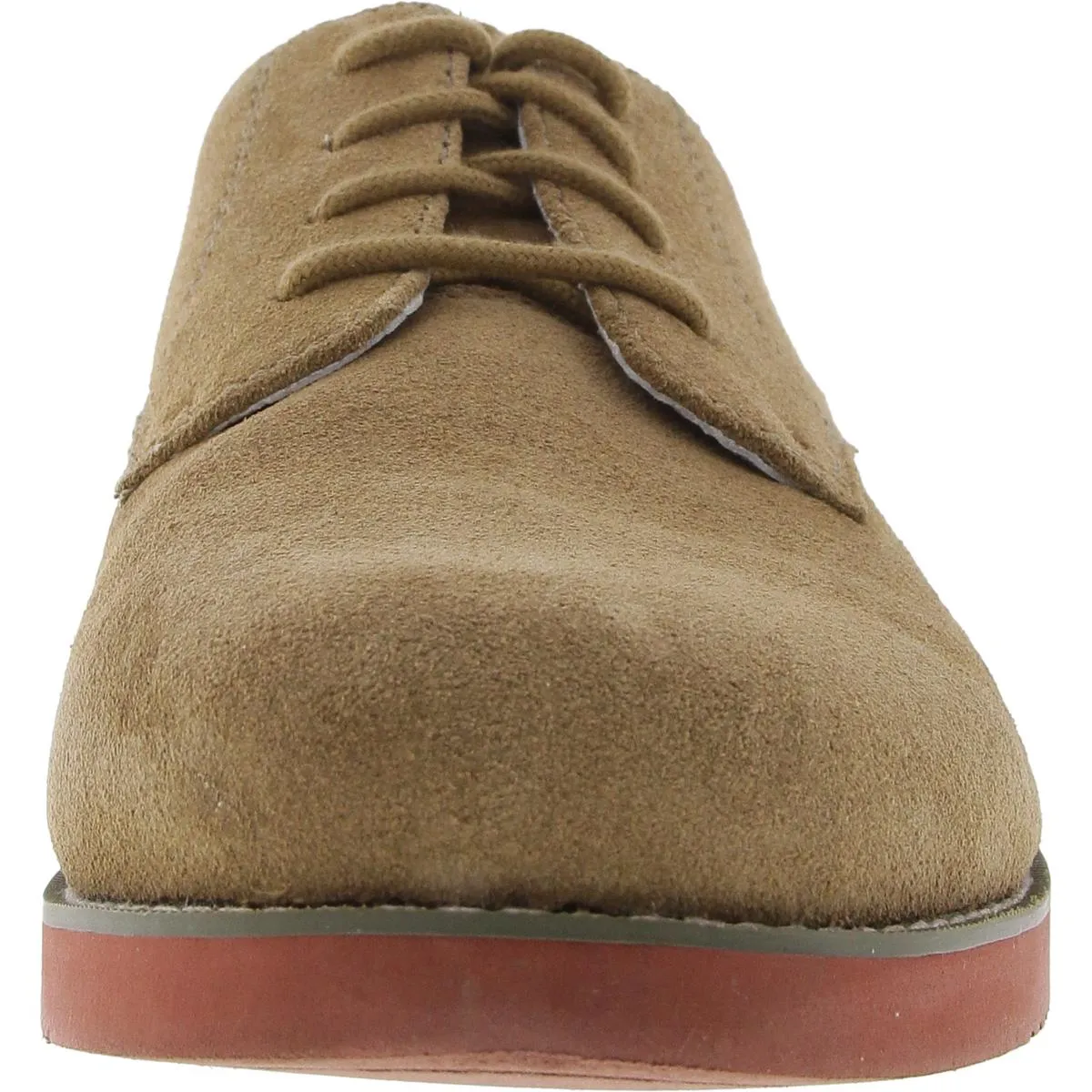 BUCK Mens Logo Leather Derby Shoes