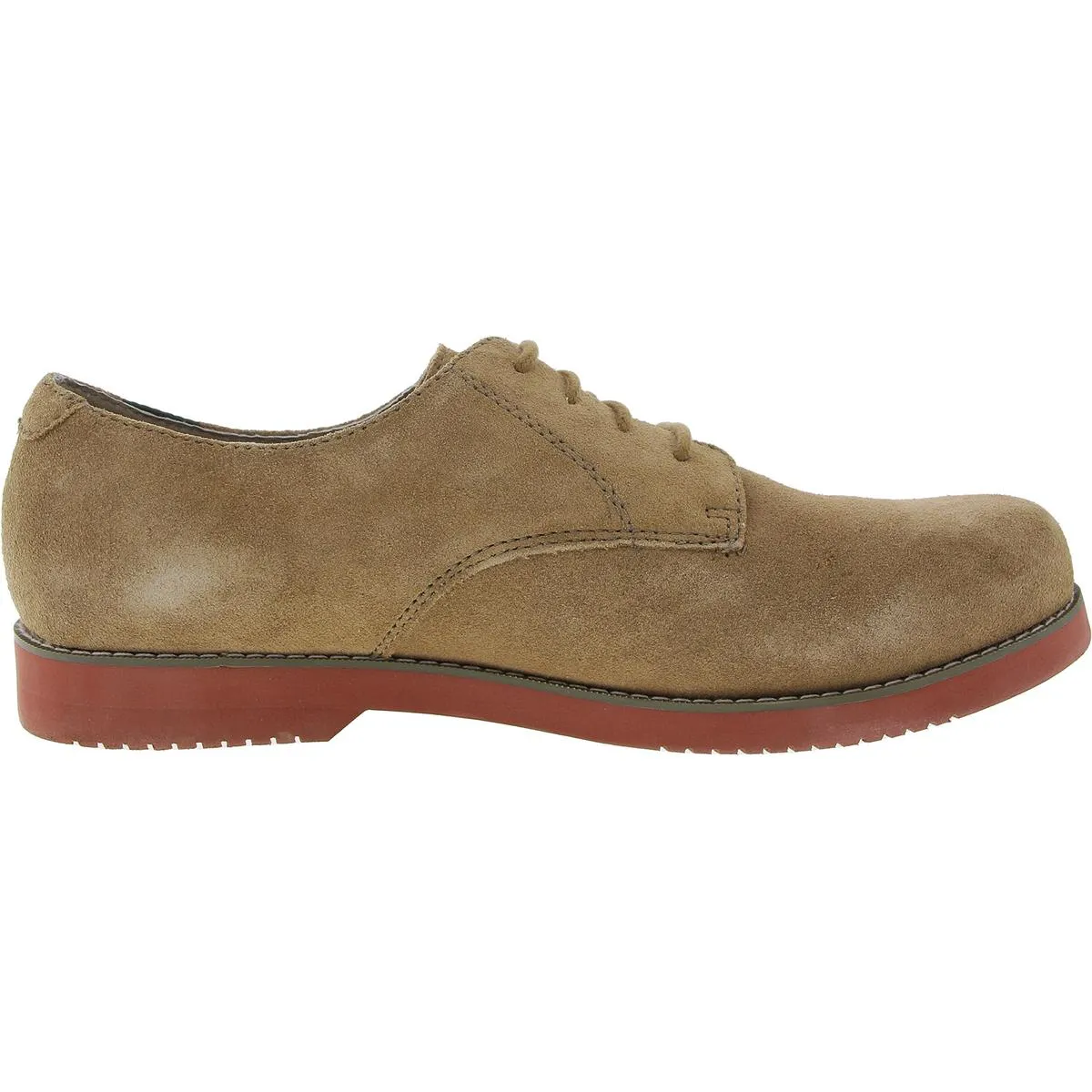 BUCK Mens Logo Leather Derby Shoes