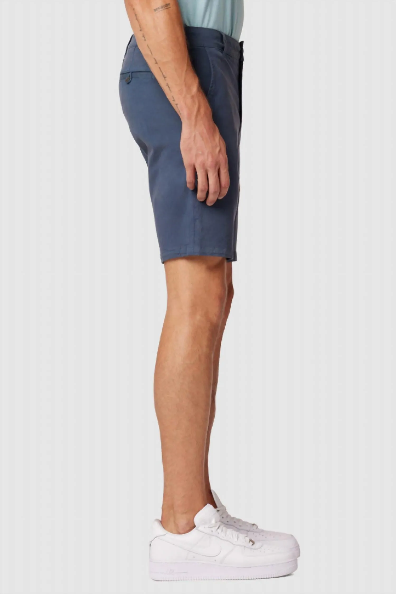 Chino Short In Faded Blue