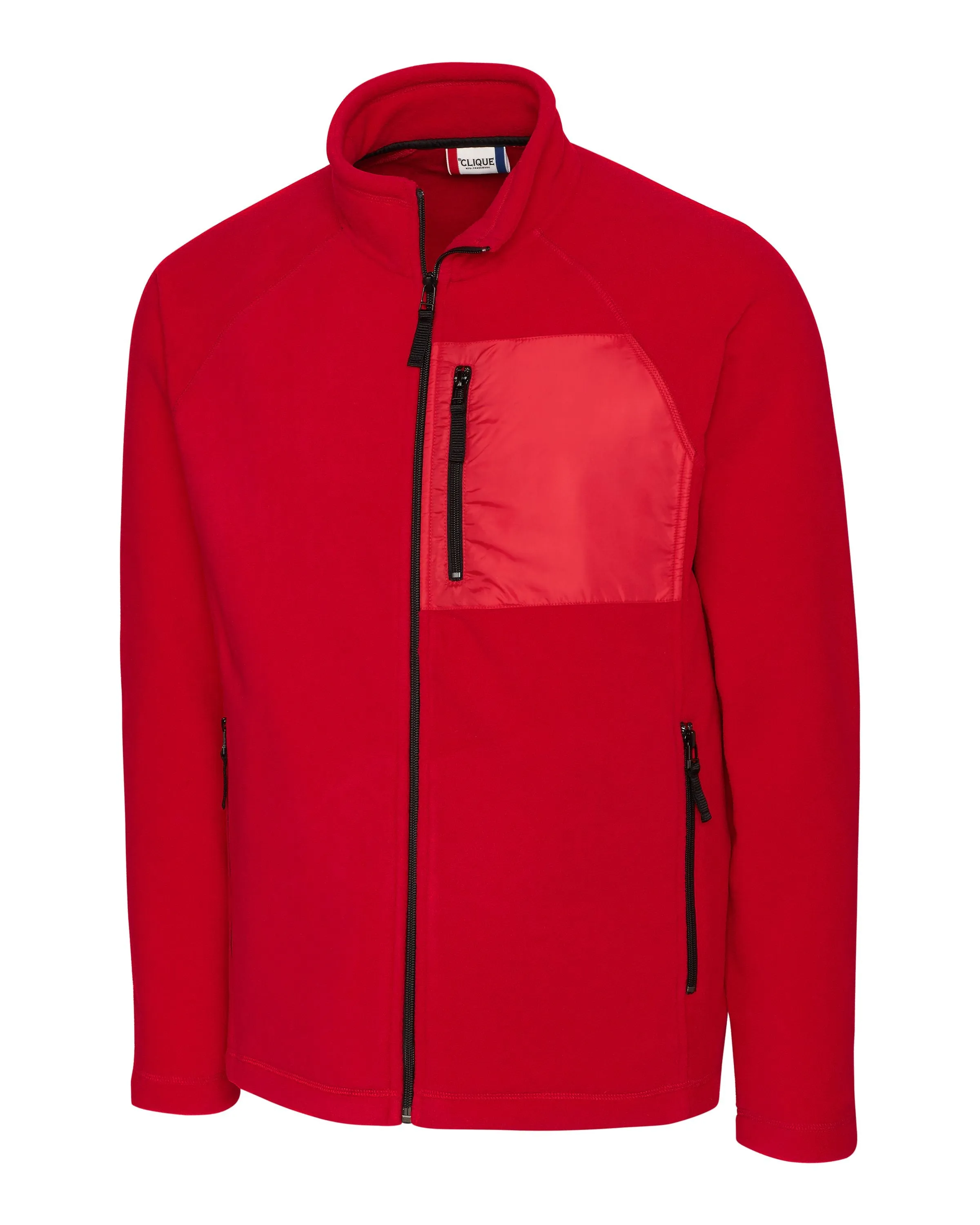 Clique Men's Summit Microfleece Hybrid Full Zip Jacket