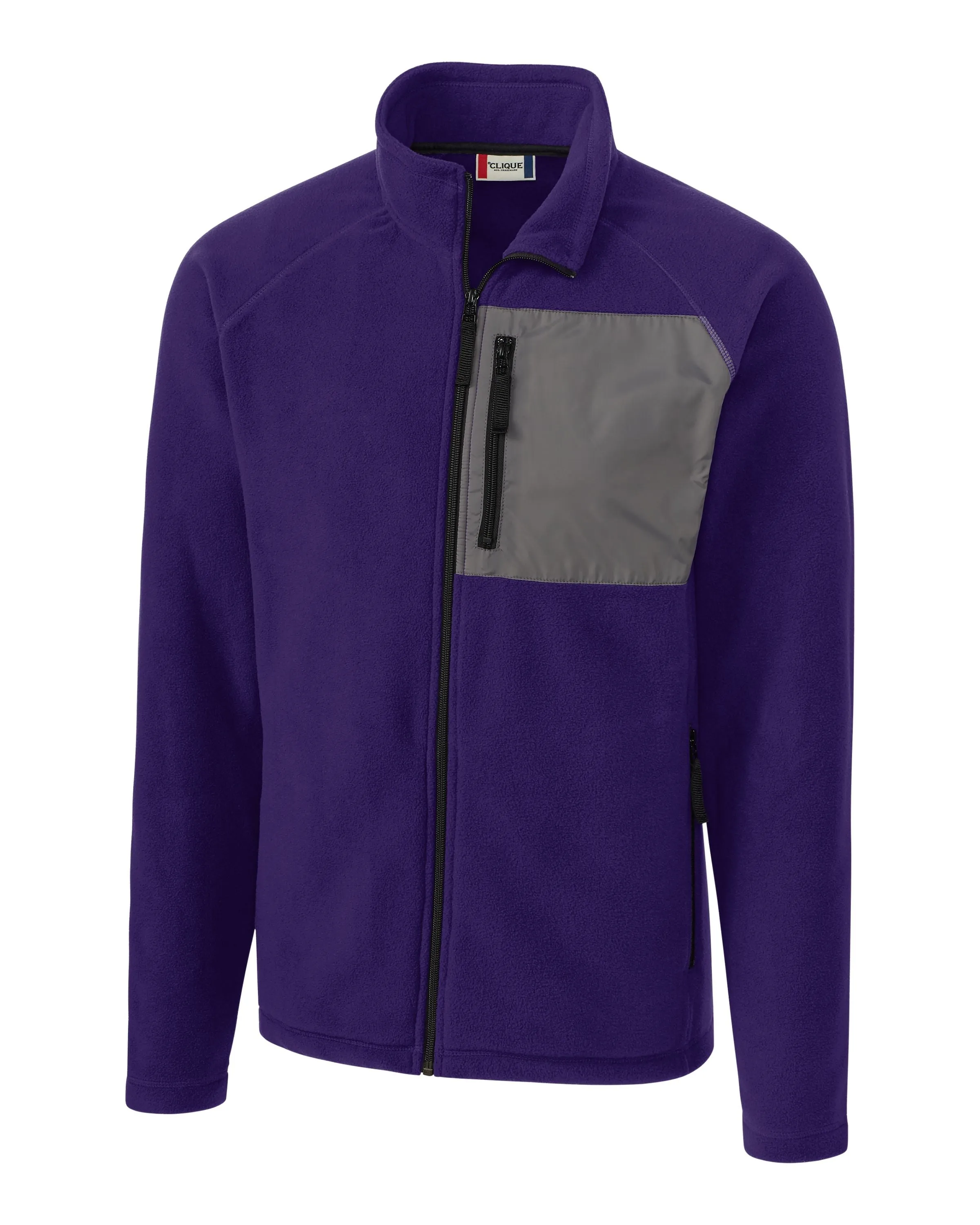 Clique Men's Summit Microfleece Hybrid Full Zip Jacket