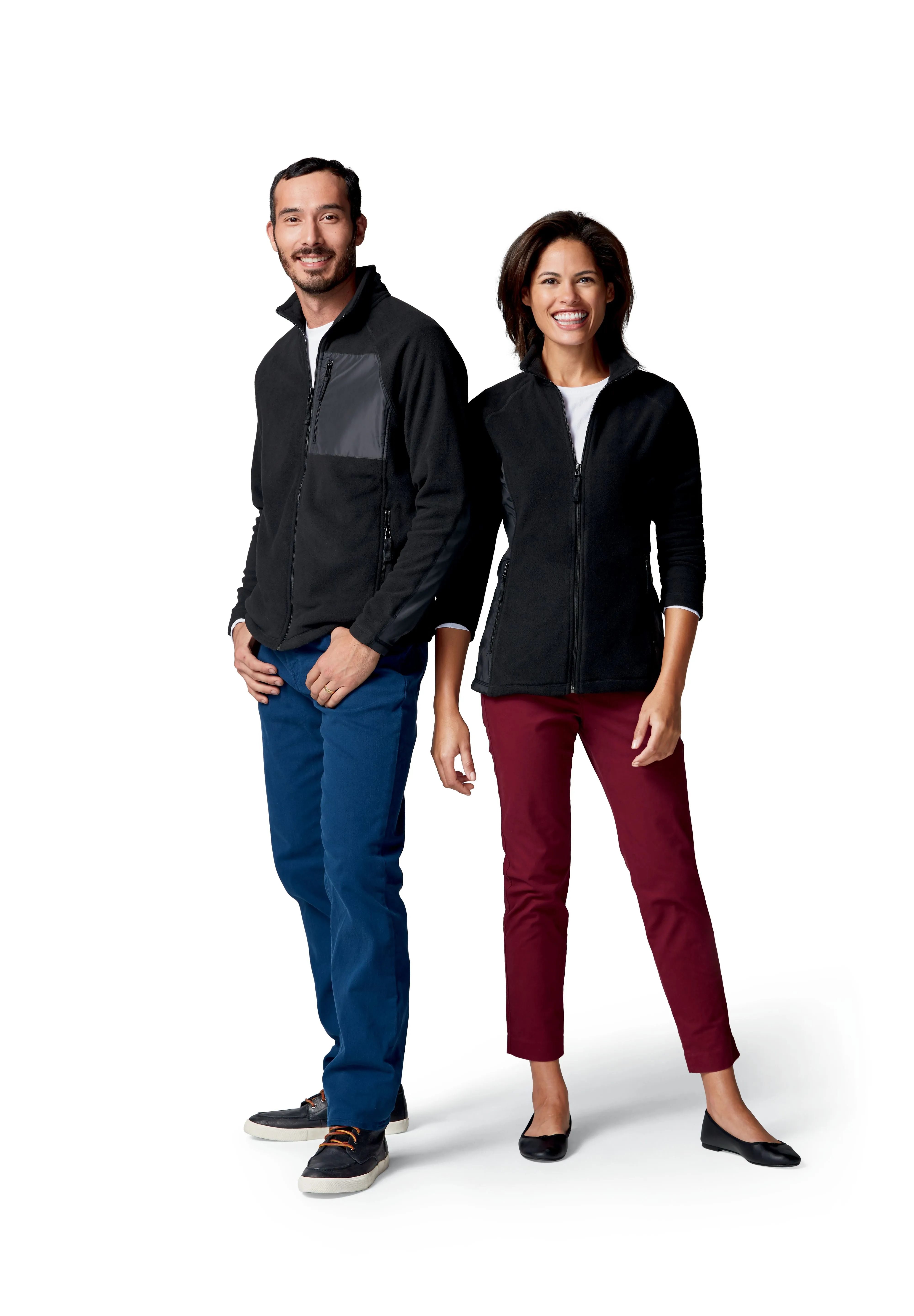 Clique Men's Summit Microfleece Hybrid Full Zip Jacket