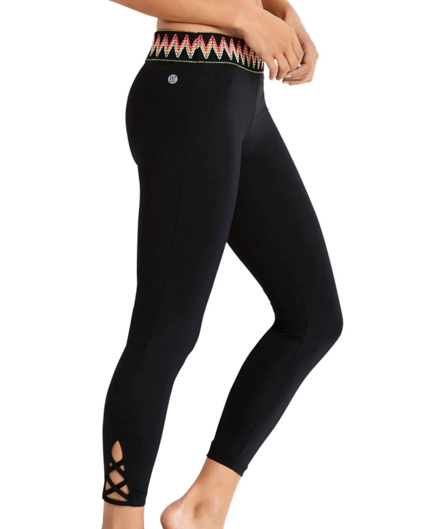Cropped Legging In Sea Island Vibe Tribal