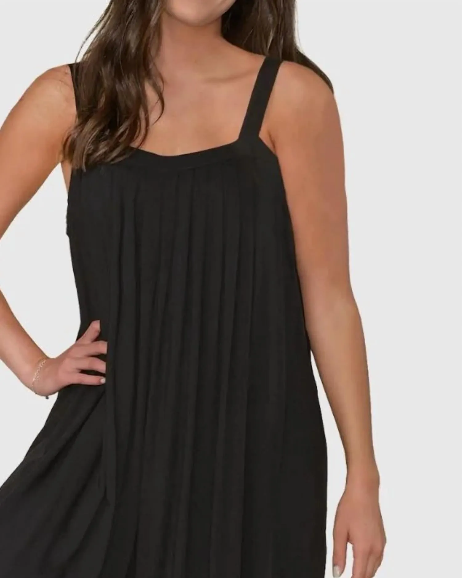 Crosshatch Jumper W/ Pockets In Black