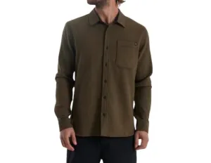 Crossroads Flannel In Dark Military