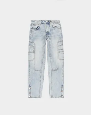 Denim Twin Needle Pants