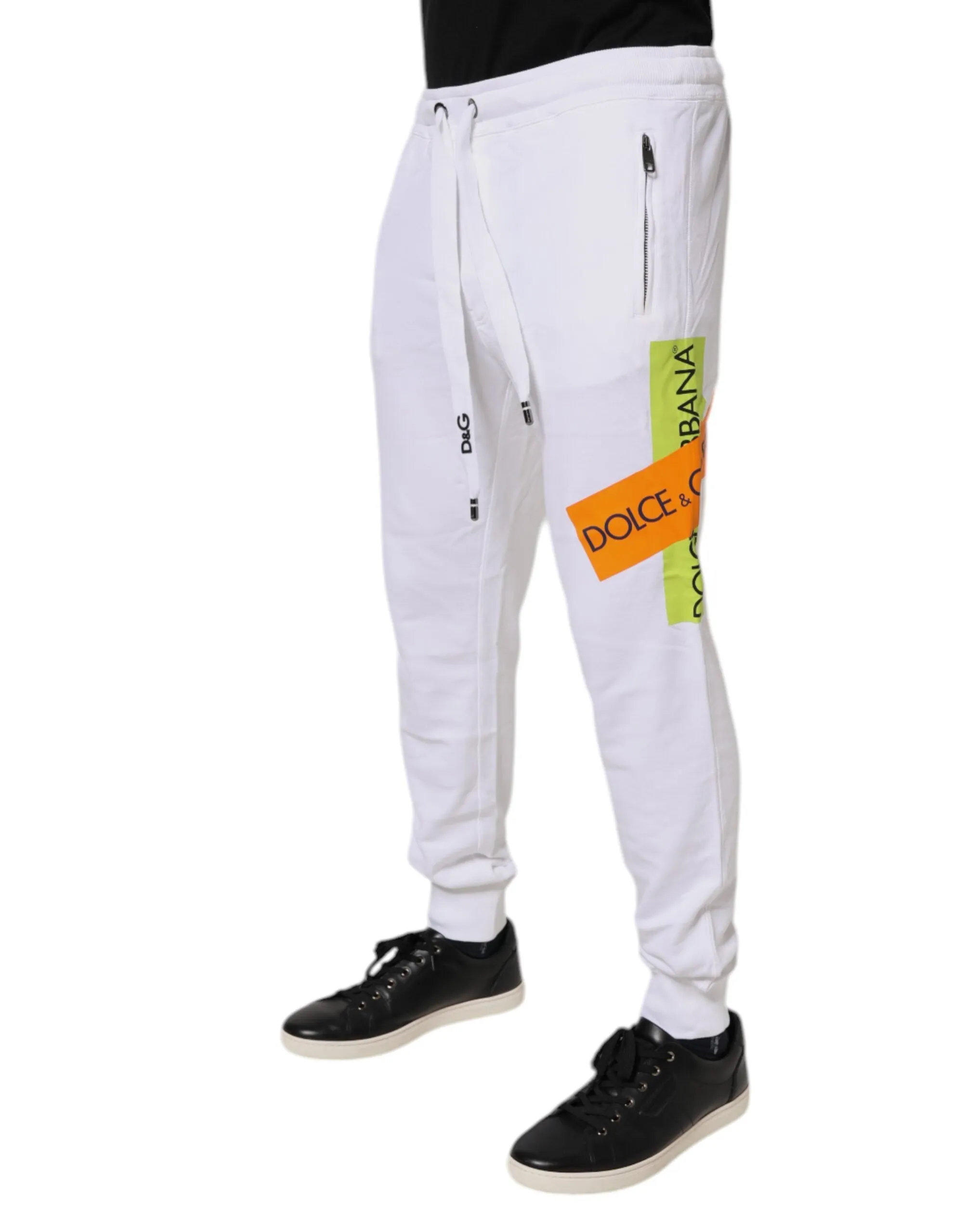 Dolce & Gabbana Logo Tape Jogger Cotton SweatMen's Men's Pants (Pre-Owned)