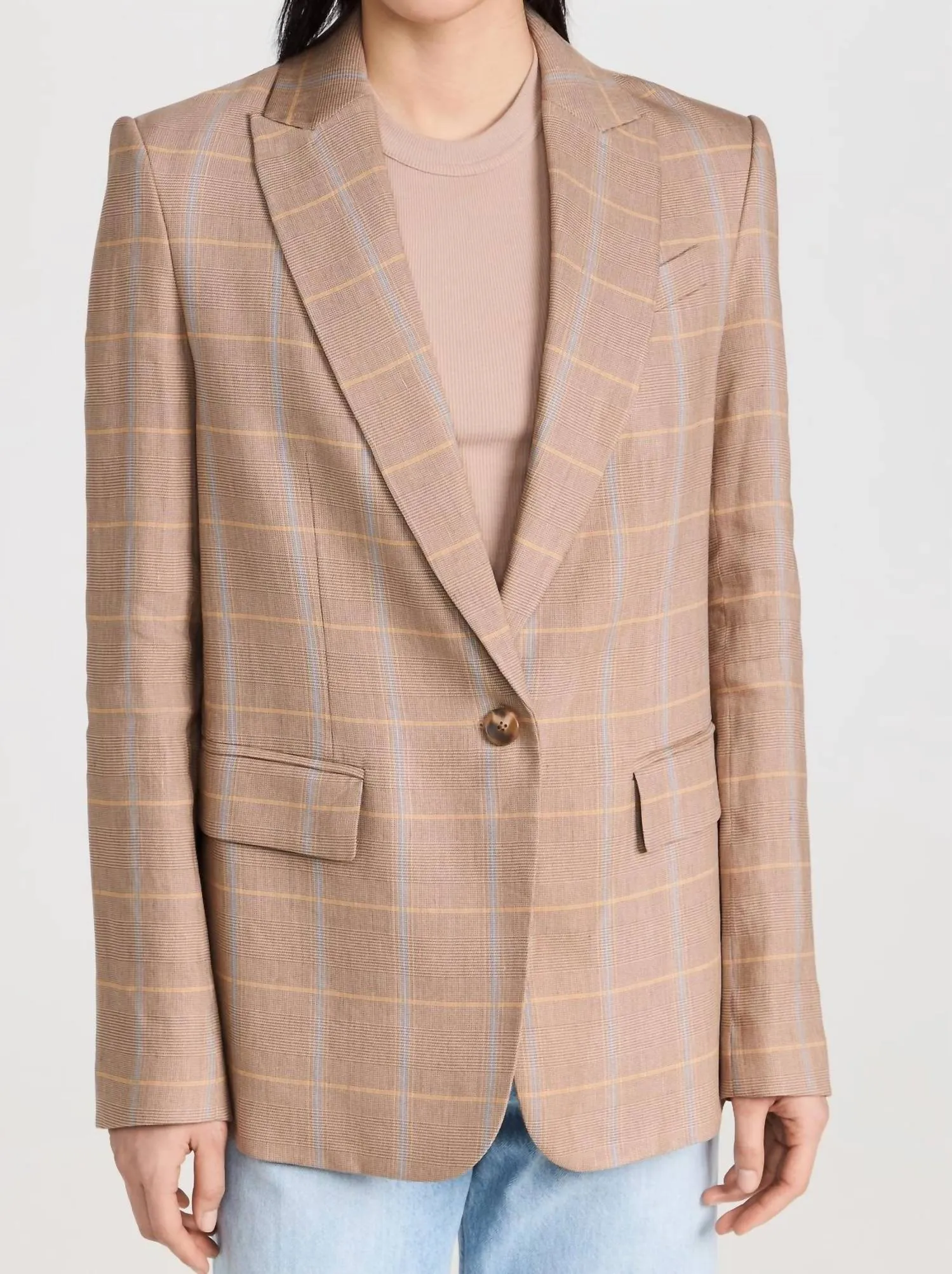 Donovan Jacket In Tawny Plaid