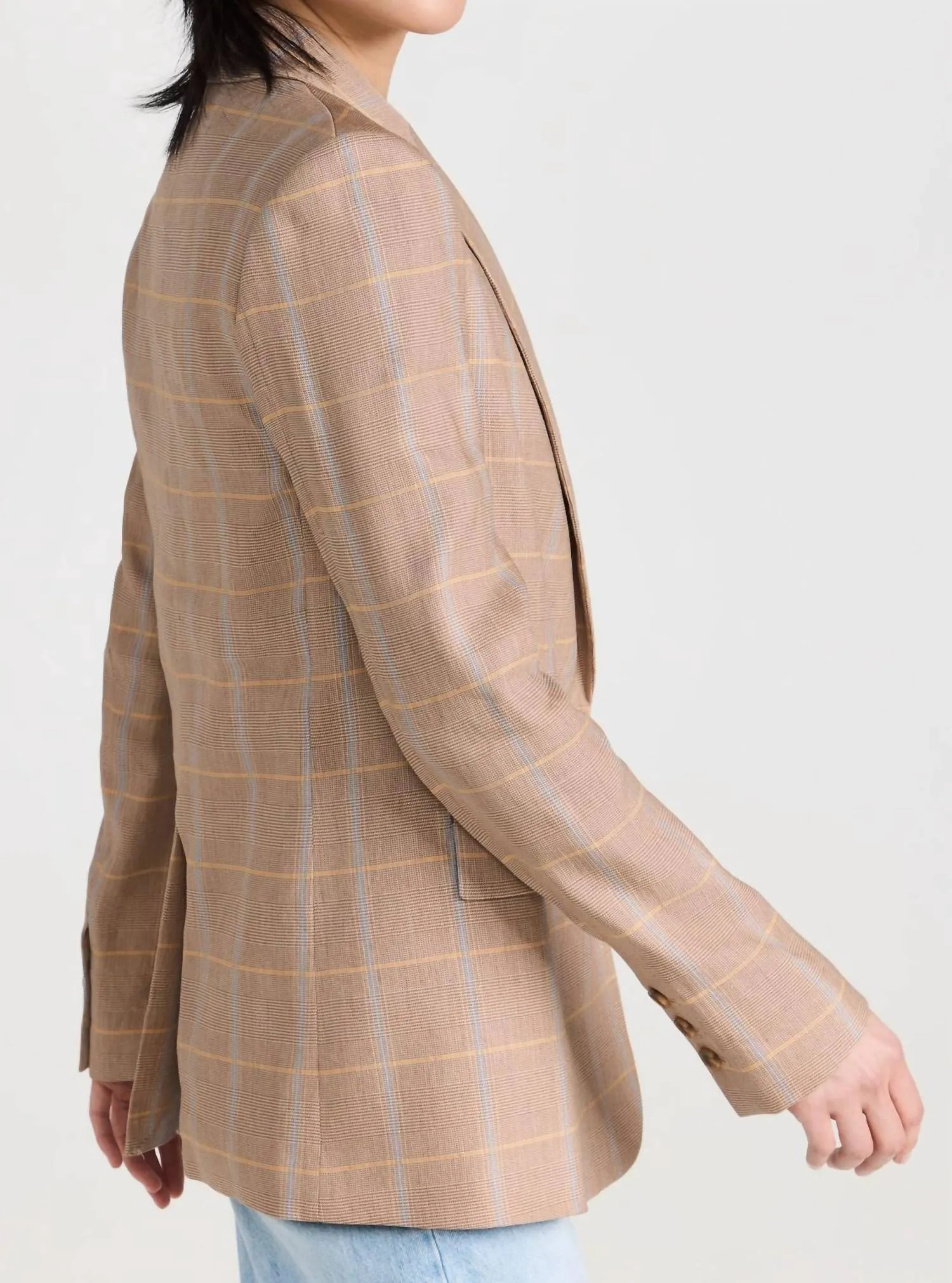 Donovan Jacket In Tawny Plaid