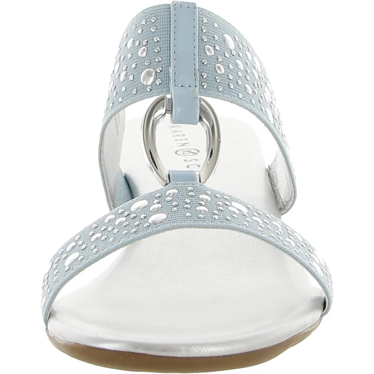 Eanna Womens Textured Man Made Kitten Heels