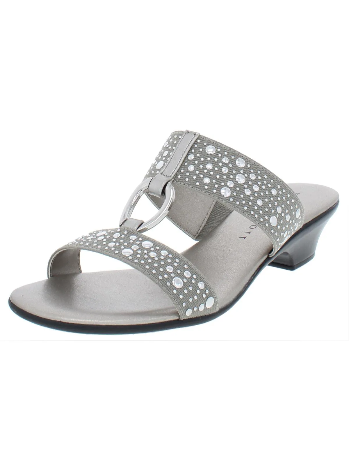 Eanna Womens Textured Man Made Kitten Heels