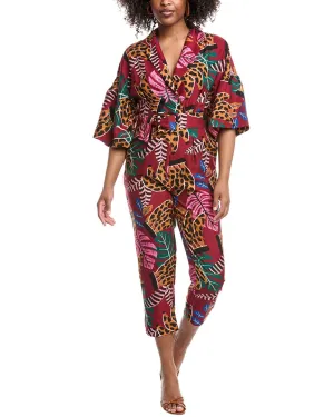 FARM Rio Embroidered Bananas Jumpsuit