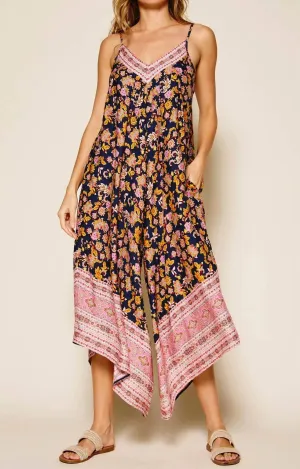 Free And Easy Jumpsuit In Navy