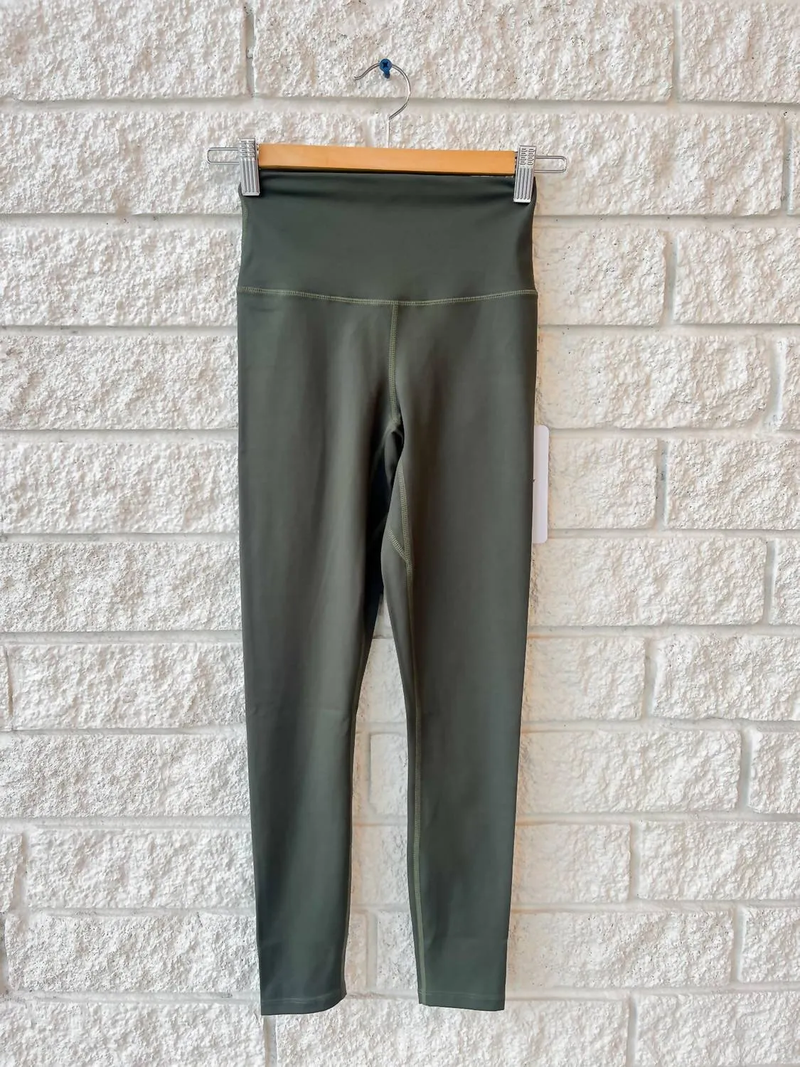 Freesoft High Rise Legging In Dark Resin Green