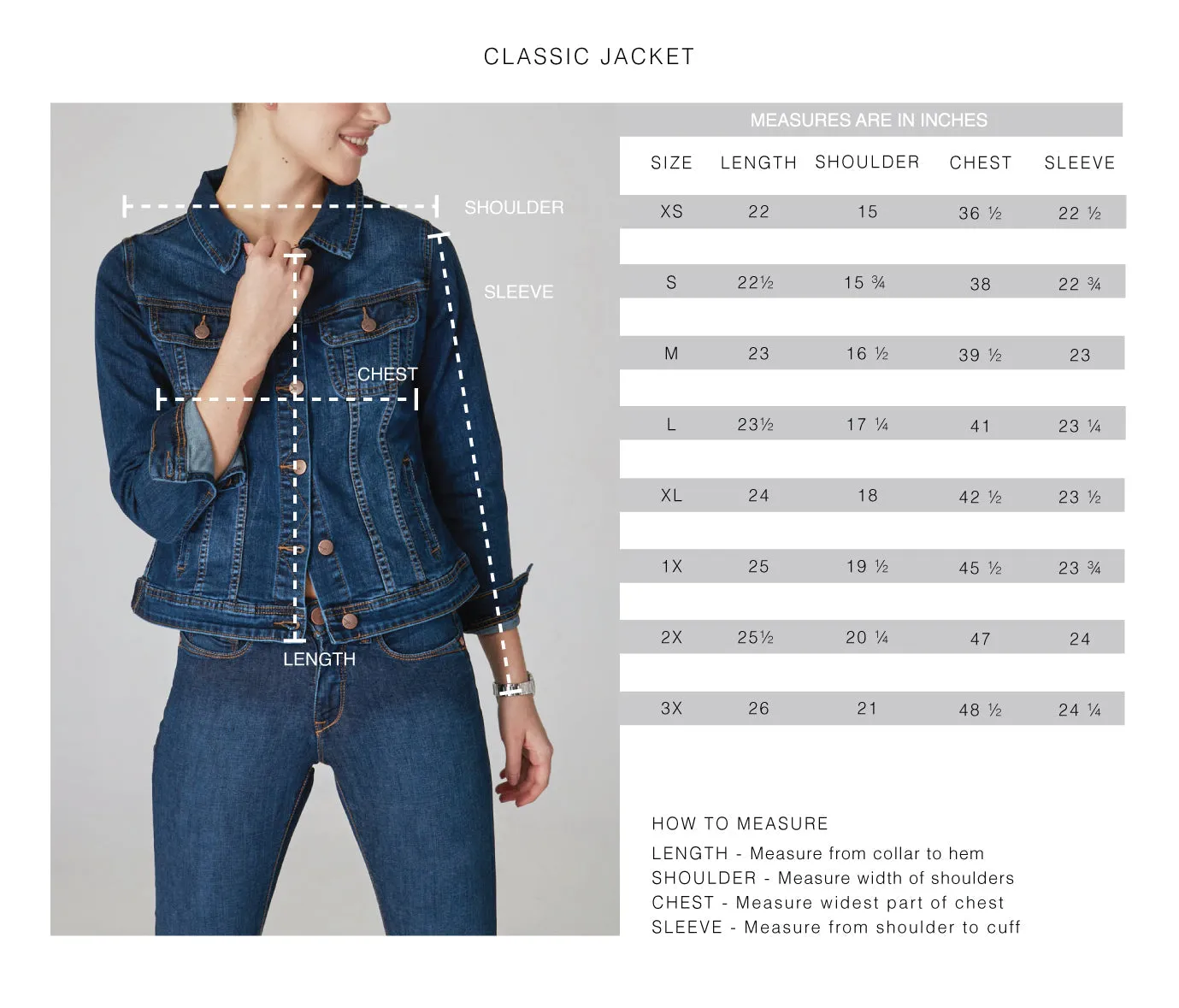 Gabriella-LBD Classic Denim Jacket