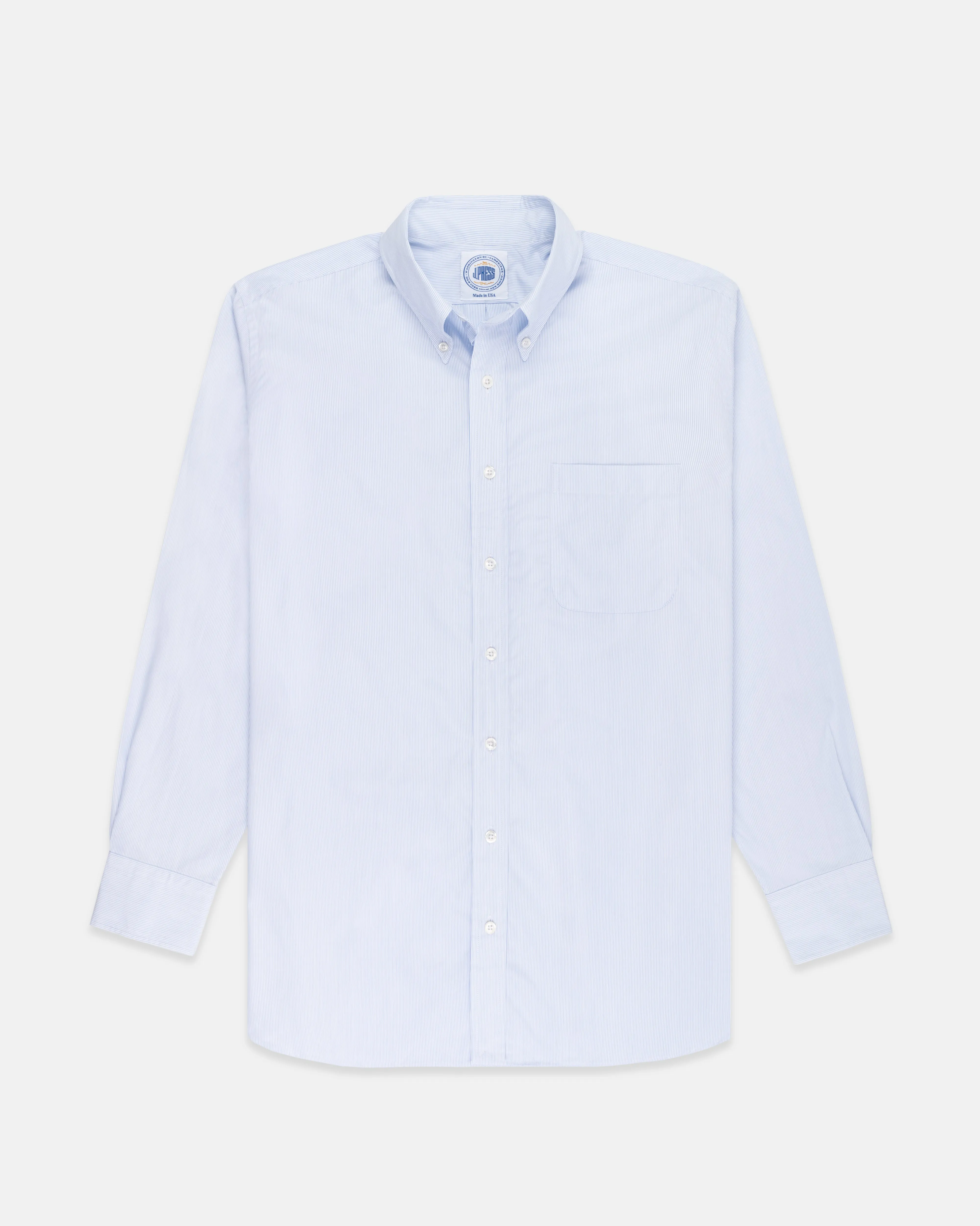 GOLD LABEL DRESS SHIRT - BLUE SLIM STRIPE