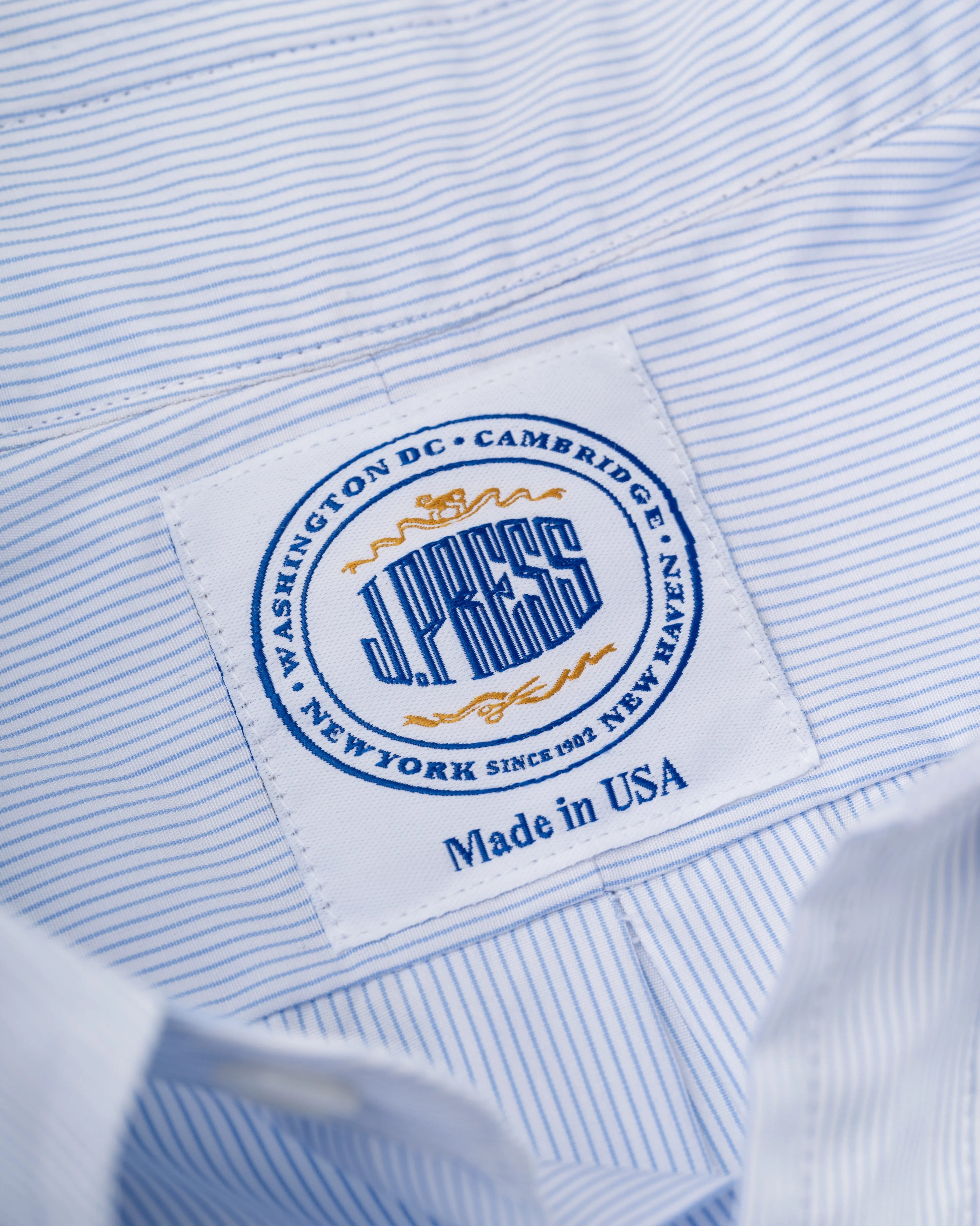 GOLD LABEL DRESS SHIRT - BLUE SLIM STRIPE