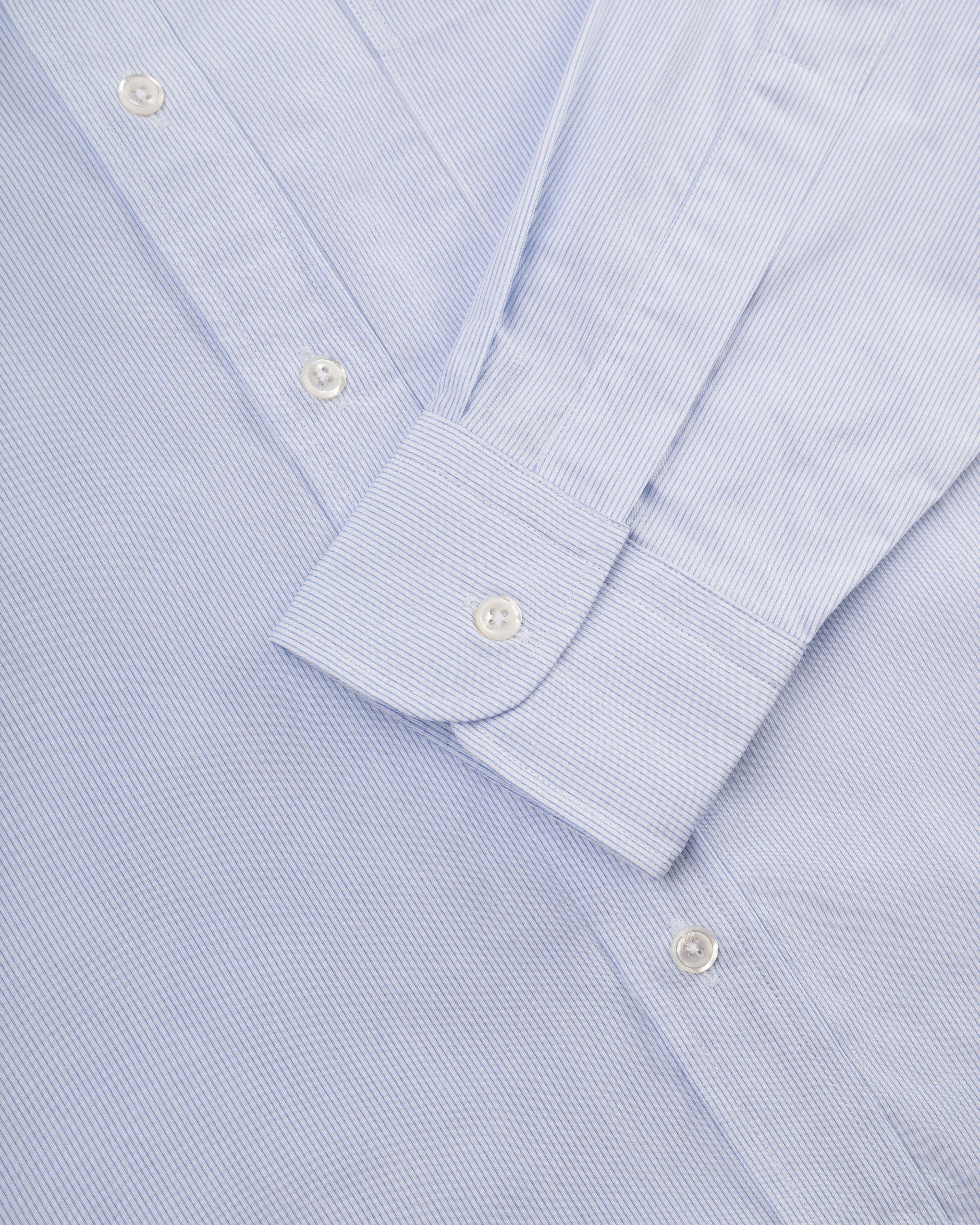 GOLD LABEL DRESS SHIRT - BLUE SLIM STRIPE