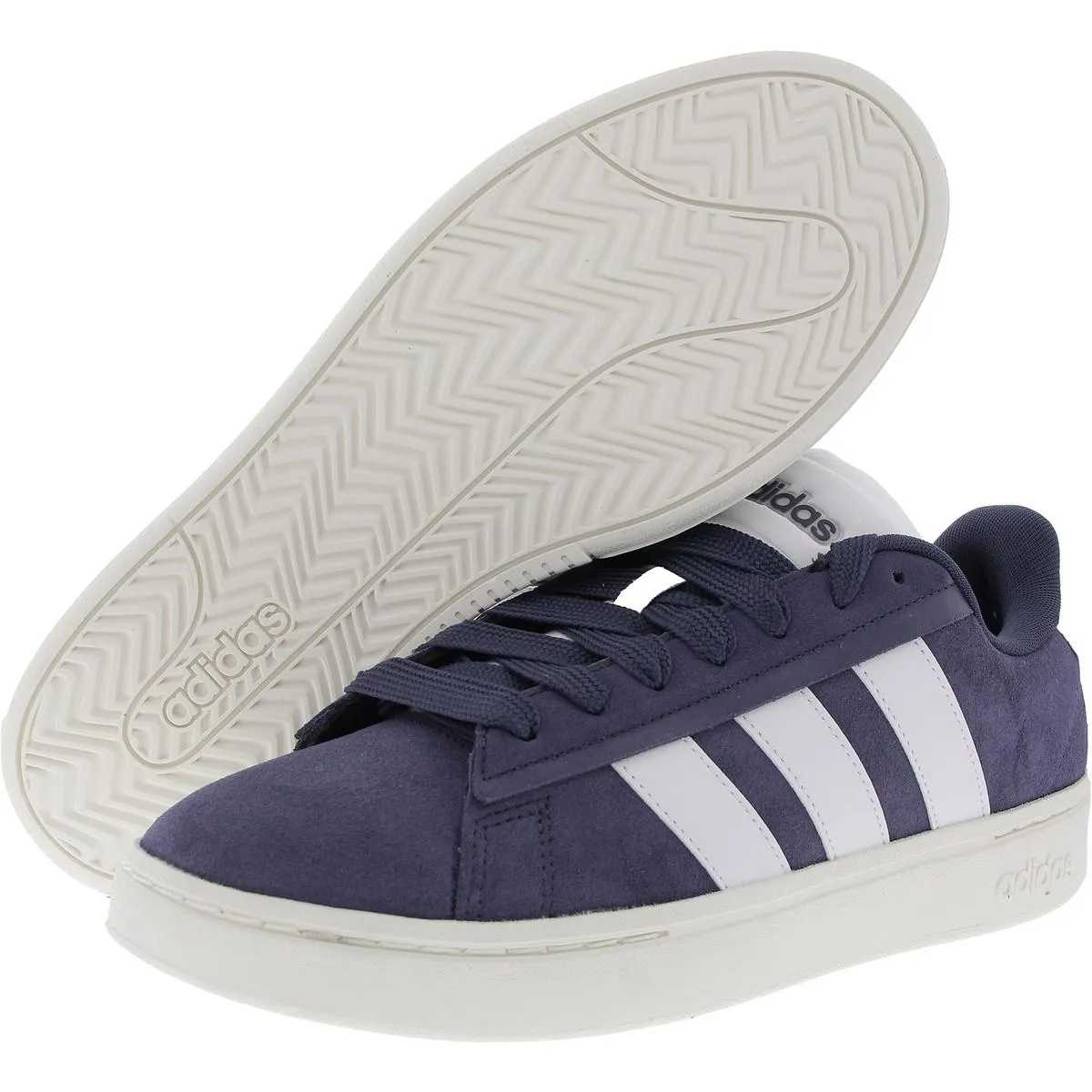 Grand Court Alpha 00s Mens Lace-Up Suede Casual And Fashion Sneakers