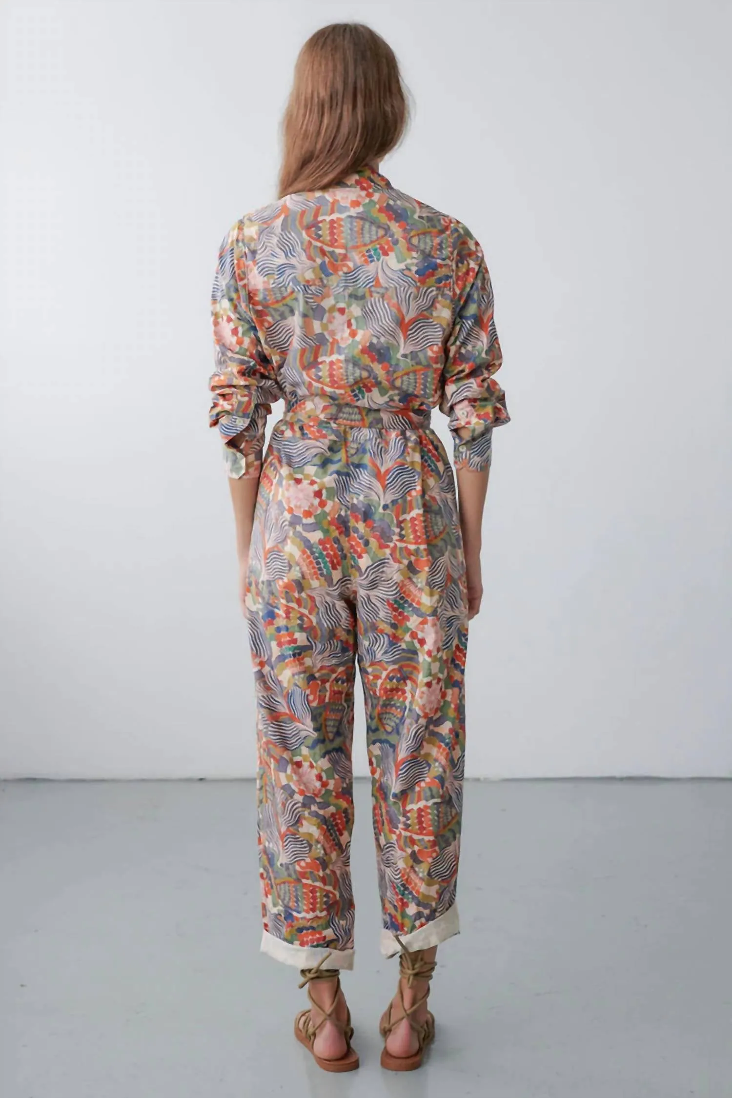 Gregory Jumpsuit In Zion Olive