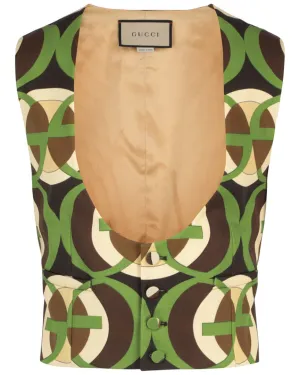 Gucci G Pattern Wool Vest