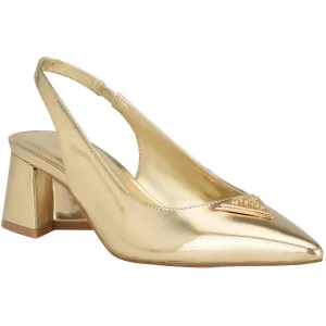 Gwzanda2 Womens Solid Manmade Slingback Heels