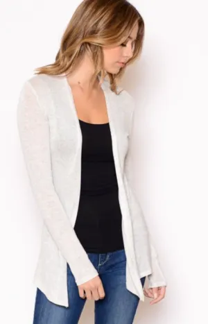 Hailey Basic Knit Sheer Cardigan - Final Sale 20% off in cart