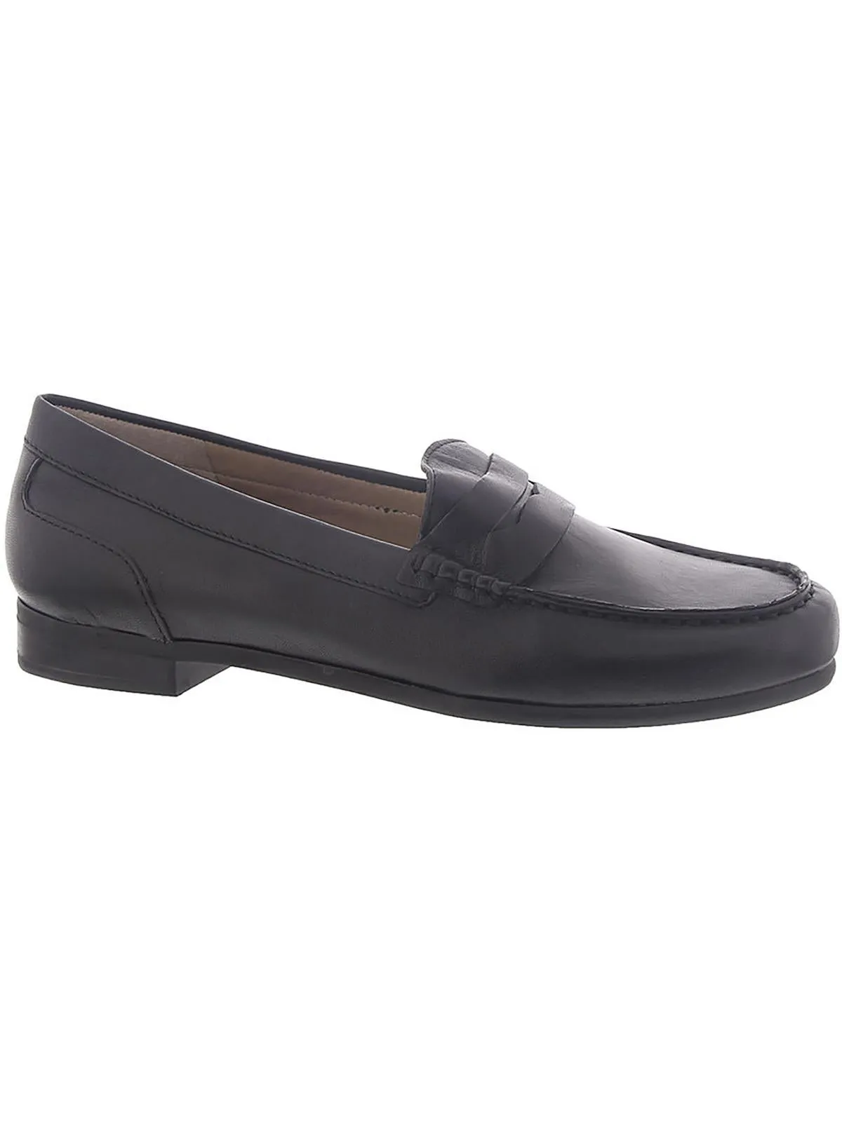 Harper Womens Leather Slip On Penny Loafers