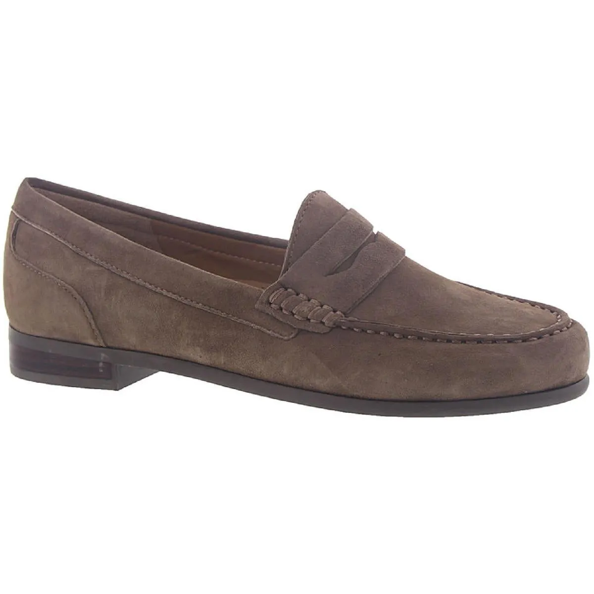 Harper Womens Leather Slip On Penny Loafers