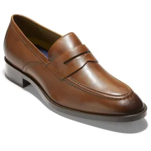 HAWTHORNE Mens Solid Leather Loafers