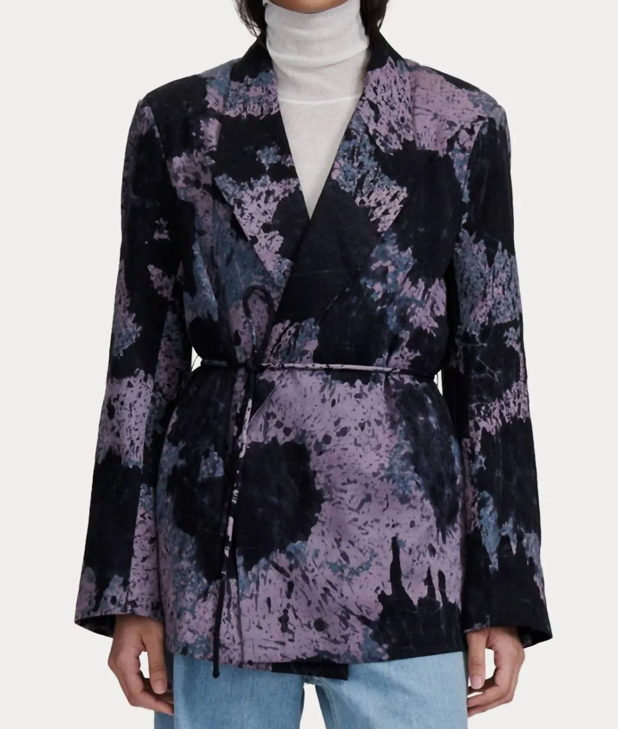 Ida Blazer In Charcoal