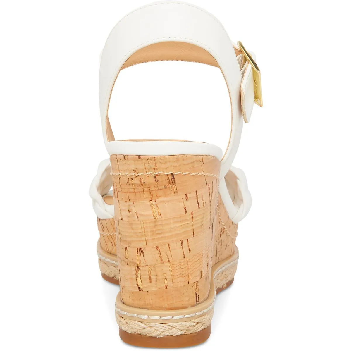 JITNEY Womens Open Toe Ankle Strap Wedge Sandals