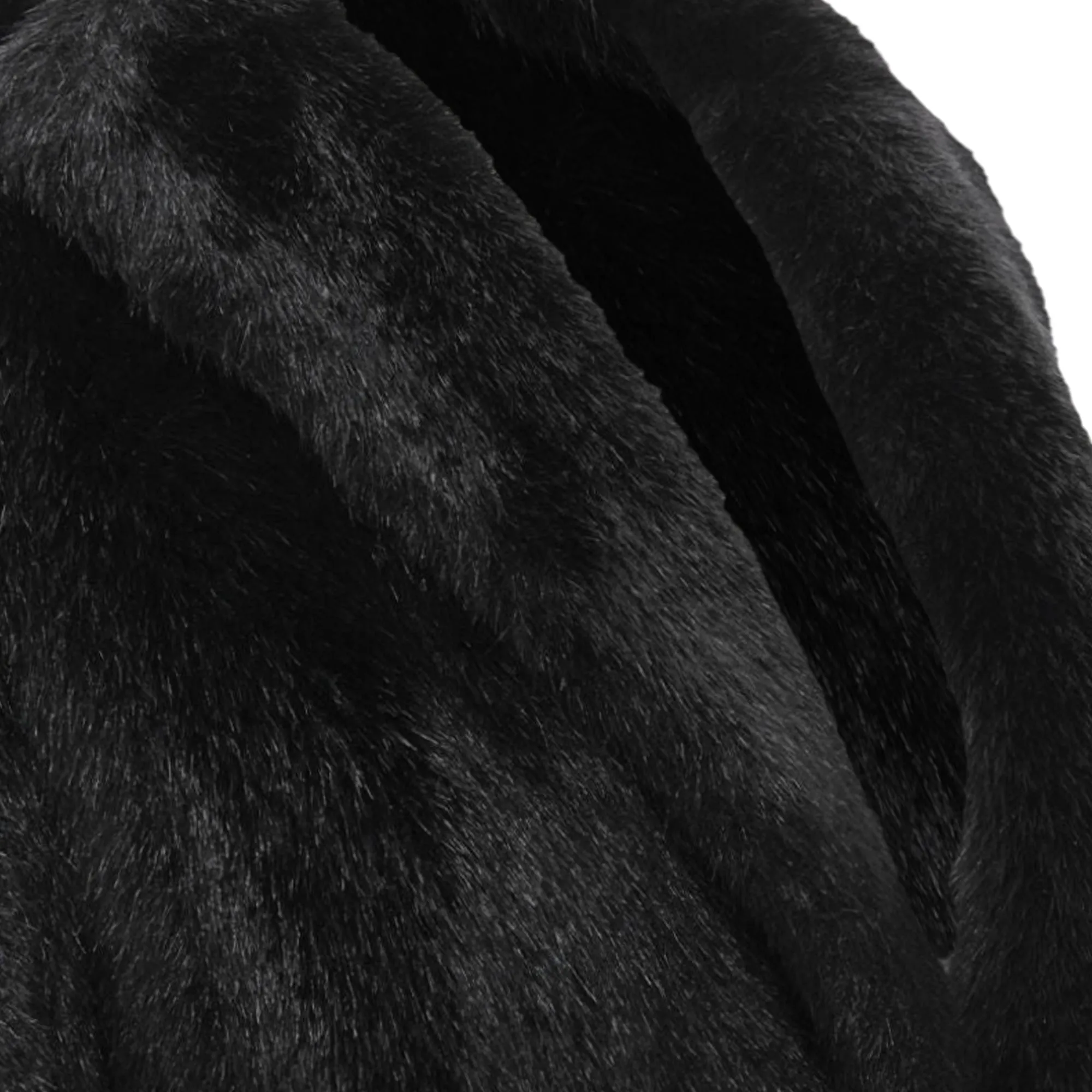 Junya Watanabe faux fur clear pvc insert blazer coat